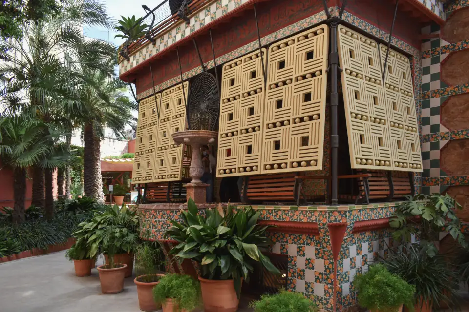 Casa Vicens, el jardín